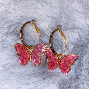 butterfly hoops